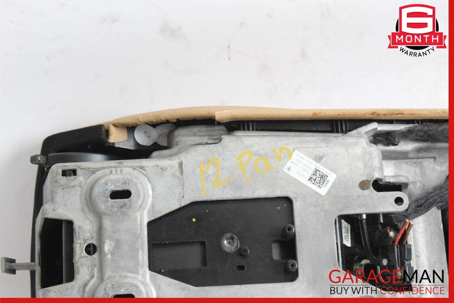 10-16 Porsche Panamera 970 Center Console Frame Bracket & Armrest OEM