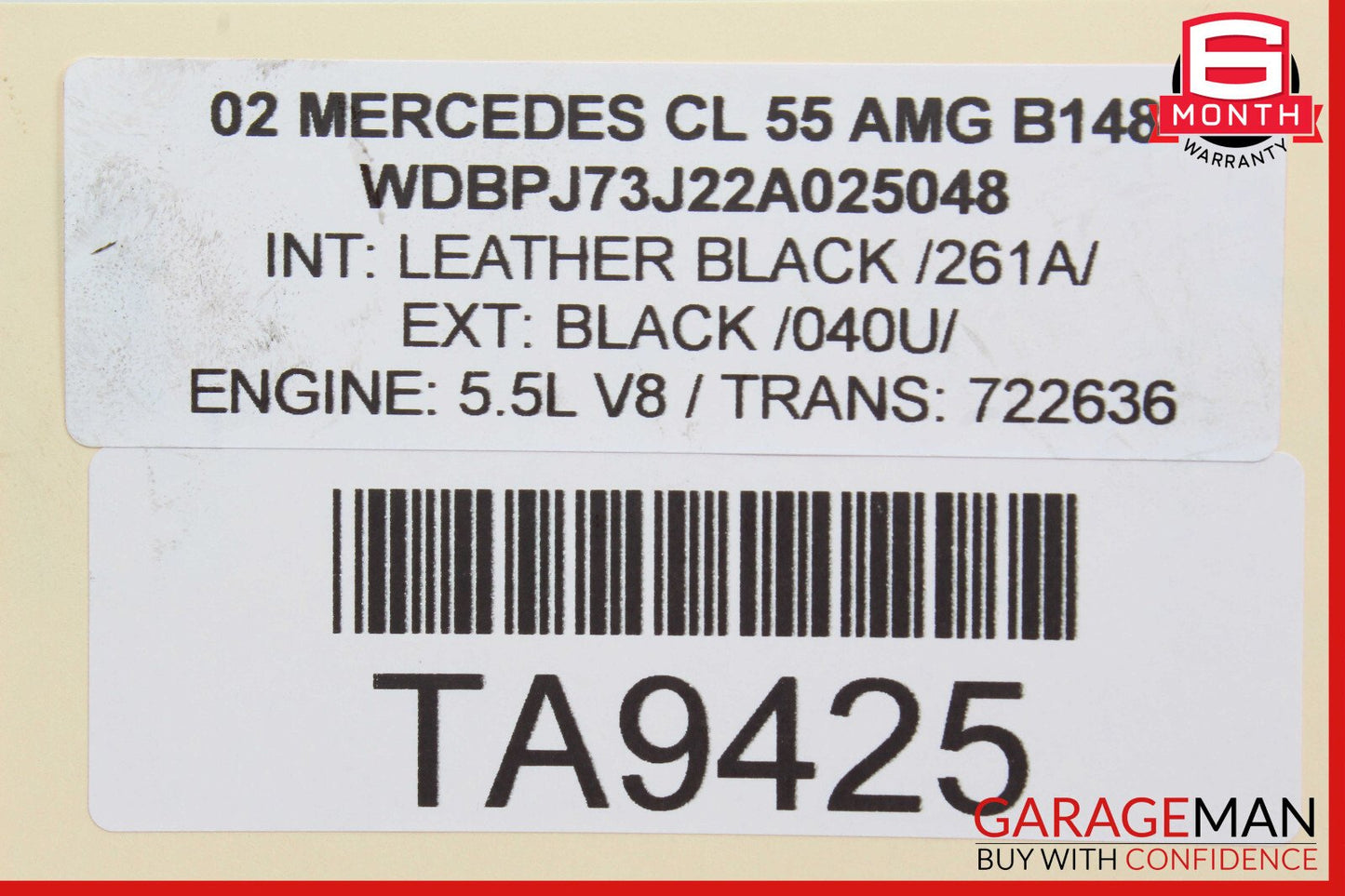 00-06 Mercedes W215 CL55 S430 CL500 ABC Hydraulic Suspension Distributor OEM