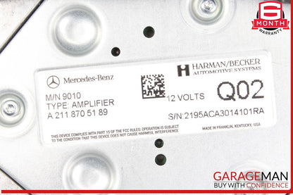 08-18 Mercedes W164 ML350 4MATIC Subwoofer Amp Amplifier Harman Becker OEM
