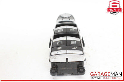09-13 Mercedes W221 S550 S600 Front Left Side Window Control Switch Black OEM