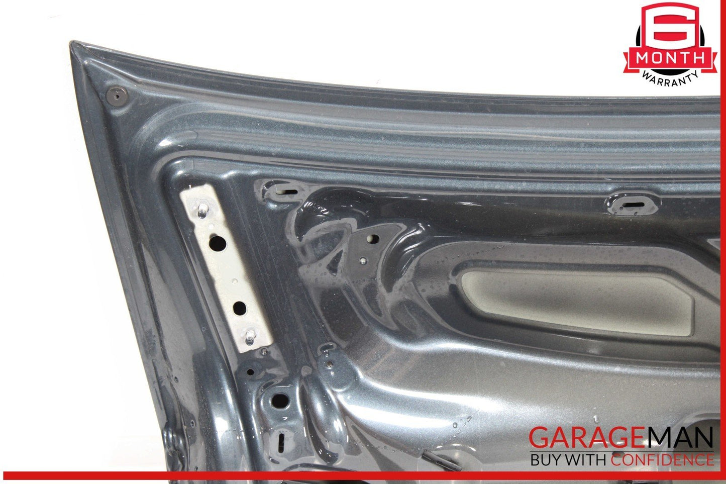 12-18 Audi A6 S6 Trunk Lid Panel Assembly Gray OEM