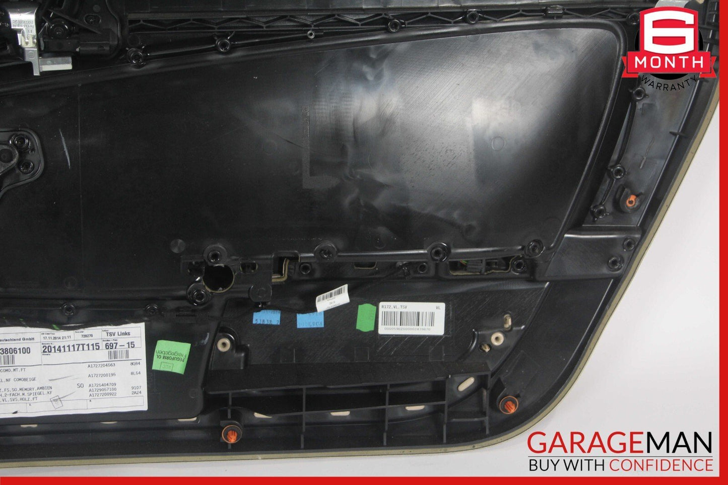12-16 Mercedes R172 SLK250 Front Left Side Interior Door Trim Panel Cover Assy