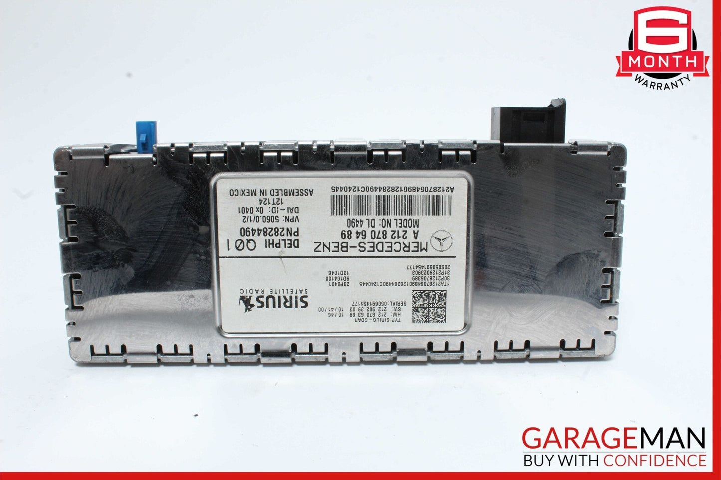 10-17 Mercedes W204 C250 C300 Sirius Satellite Radio Receiver 2128706489 OEM