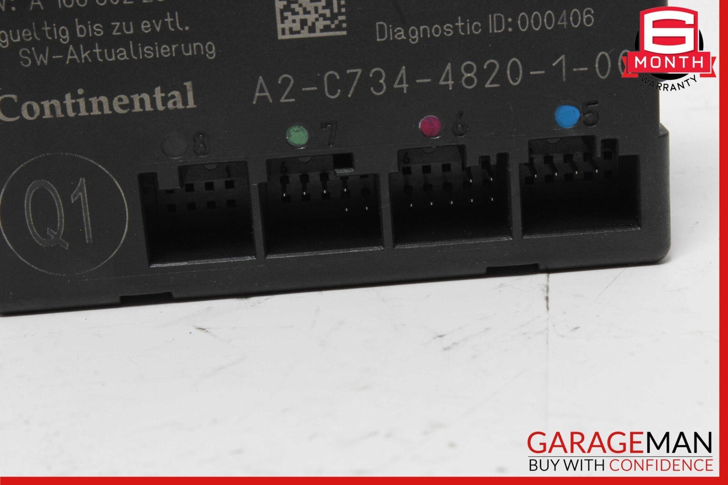 12-19 Mercedes X166 GL450 GLE350 Rear Right Side Door Control Module OEM