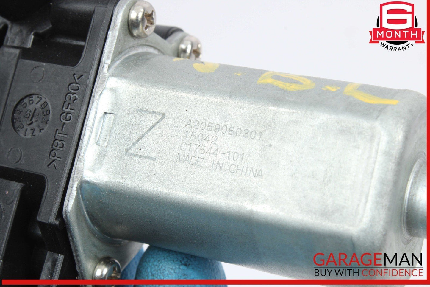 15-20 Mercedes W205 C300 GLC300 Rear Left Side Door Window Regulator Motor OEM