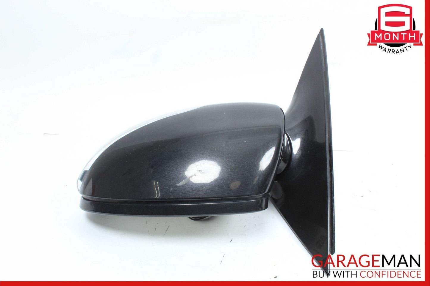 07-09 Mercedes W221 S450 S550 Front Left Side Mirror Door Rear View Black OEM
