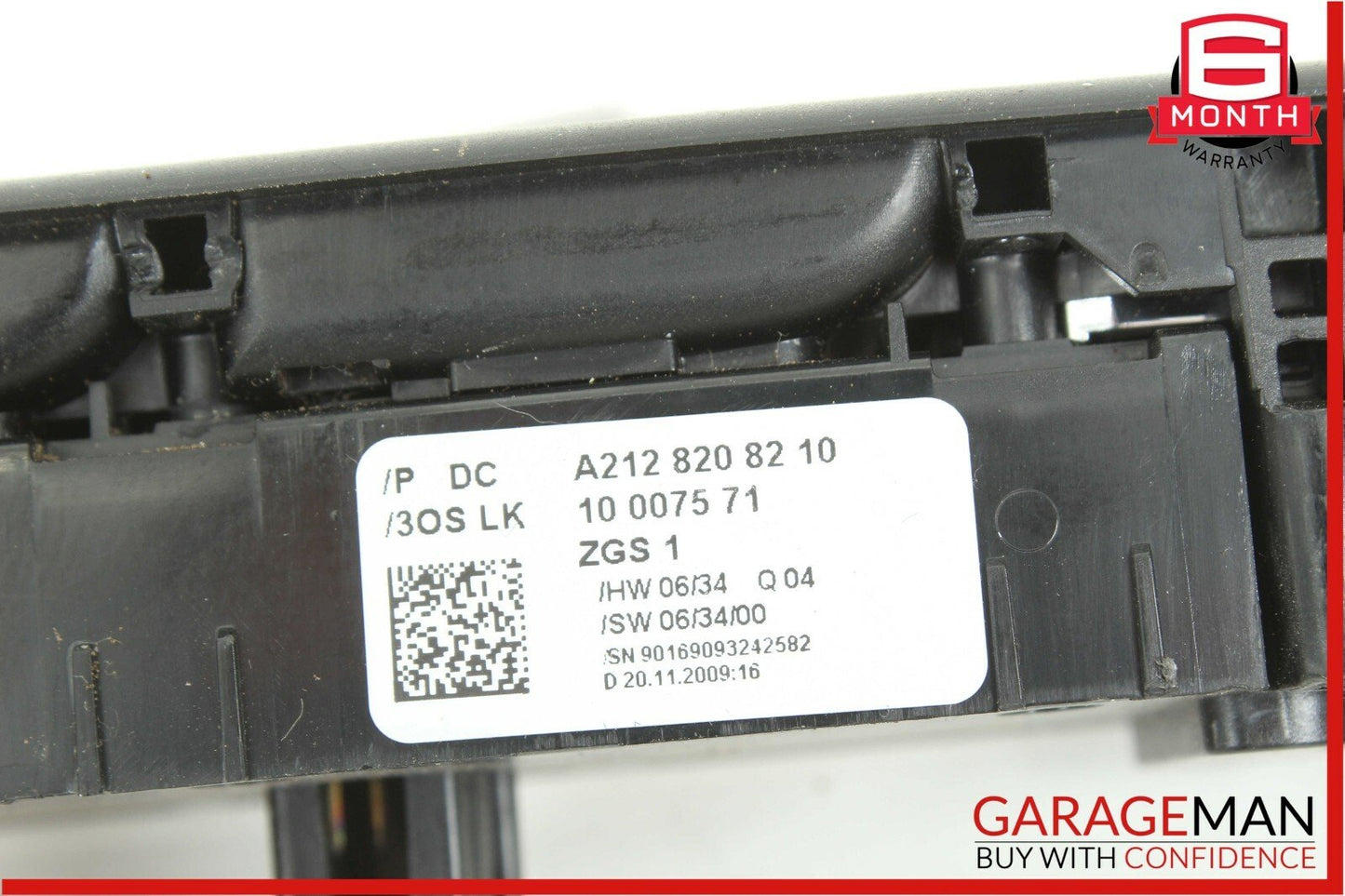 08-11 Mercedes W204 C300 C63 AMG Front Left Side Master Window Switch Control