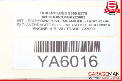14-20 Mercedes W222 S550 S560 Rear Right Side Suspension Center Control Arm OEM