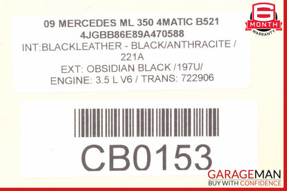 06-19 Mercedes W164 ML350 GL350 GLS550 Rear Left or Right Air Bag Shock OEM