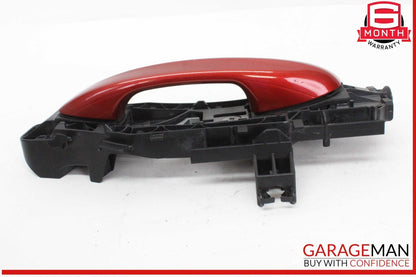 15-20 Mercedes W205 C300 Rear Left Driver Side Exterior Door Handle Red OEM