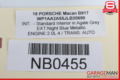 15-24 Porsche Macan Steering Column Upper Shroud Cover OEM