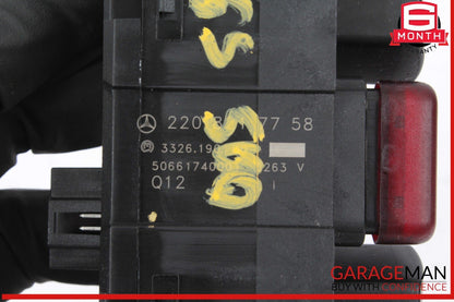 03-06 Mercedes W220 S500 S430 Center Dashboard Control Switch 2208217758 OEM
