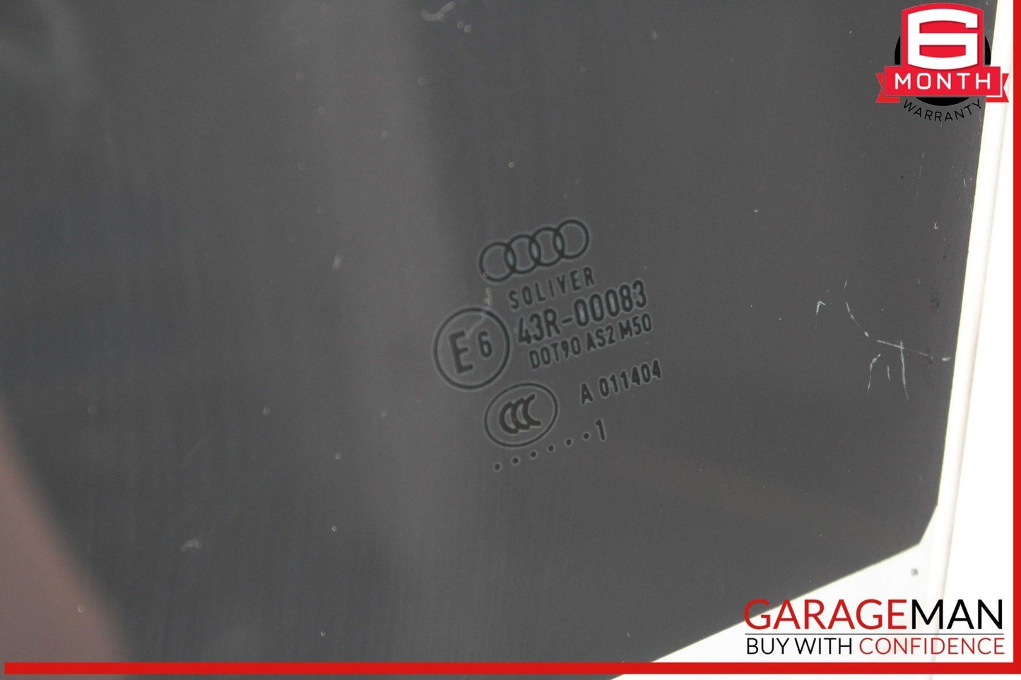 12-18 Audi A7 Front Left Driver Side Door Window Auto Glass OEM