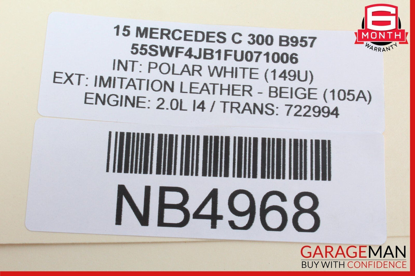 15-20 Mercedes W205 C300 C350e Front Right Side Suspension Lower Control Arm OEM
