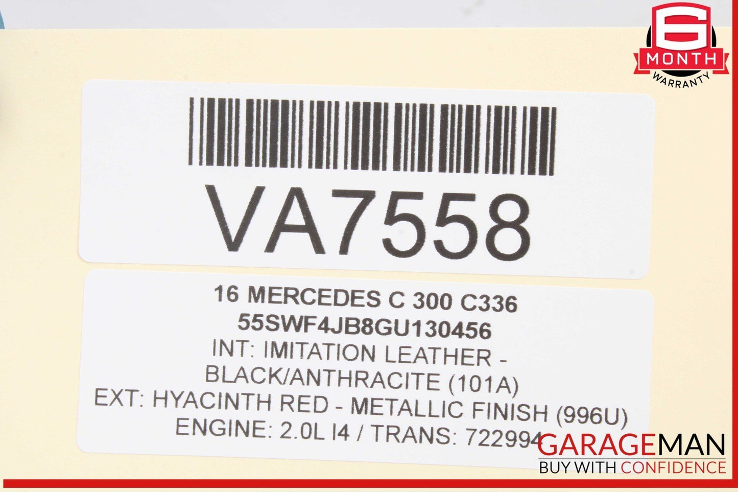 15-20 Mercedes W205 C300 Radiator Coolant Overflow Expansion Reservoir Tank OEM