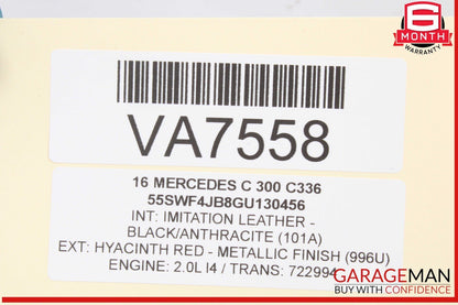 15-20 Mercedes W205 C300 Radiator Coolant Overflow Expansion Reservoir Tank OEM