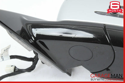 10-13 Mercedes W212 E400 Front Left Side Mirror Door Rear View Iridium Silver