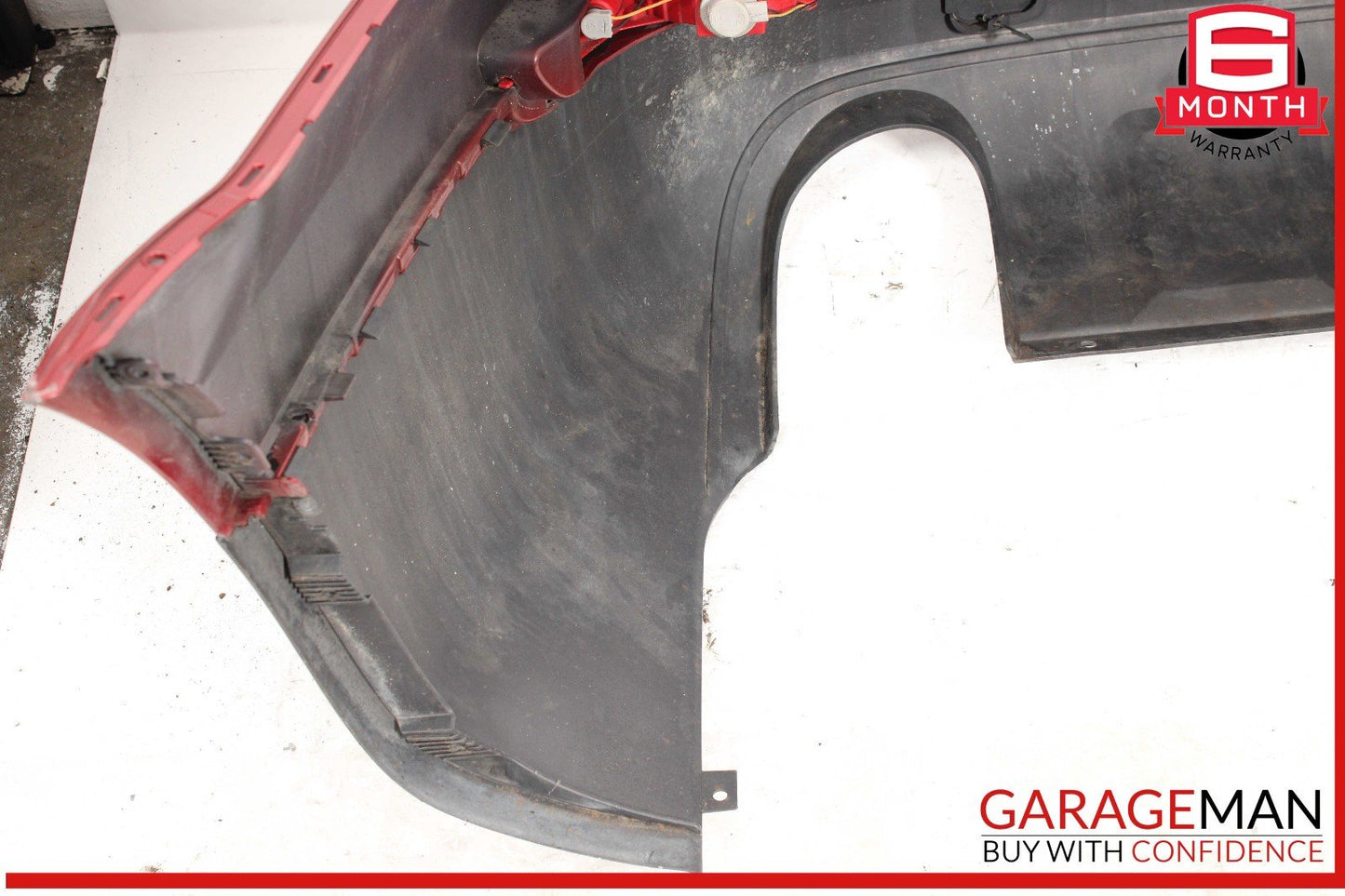 07-09 Audi Q7 Rear Bumper Cover Assembly Red OEM