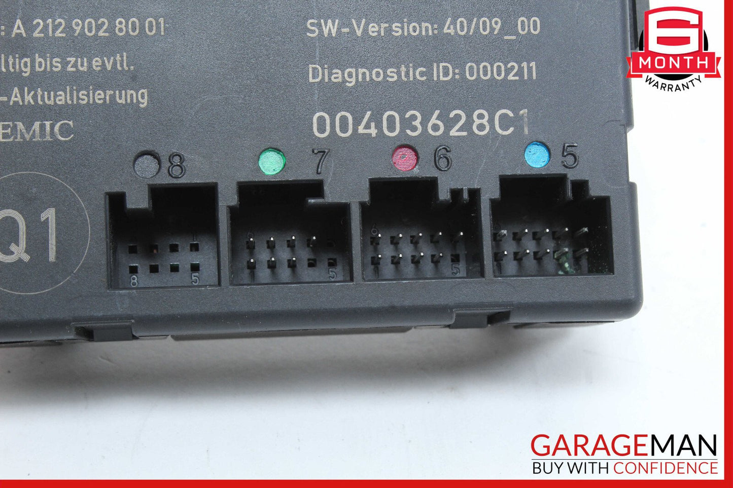 08-18 Mercedes W212 E350 C300 SLK350 Front Left Side Door Control Module OEM