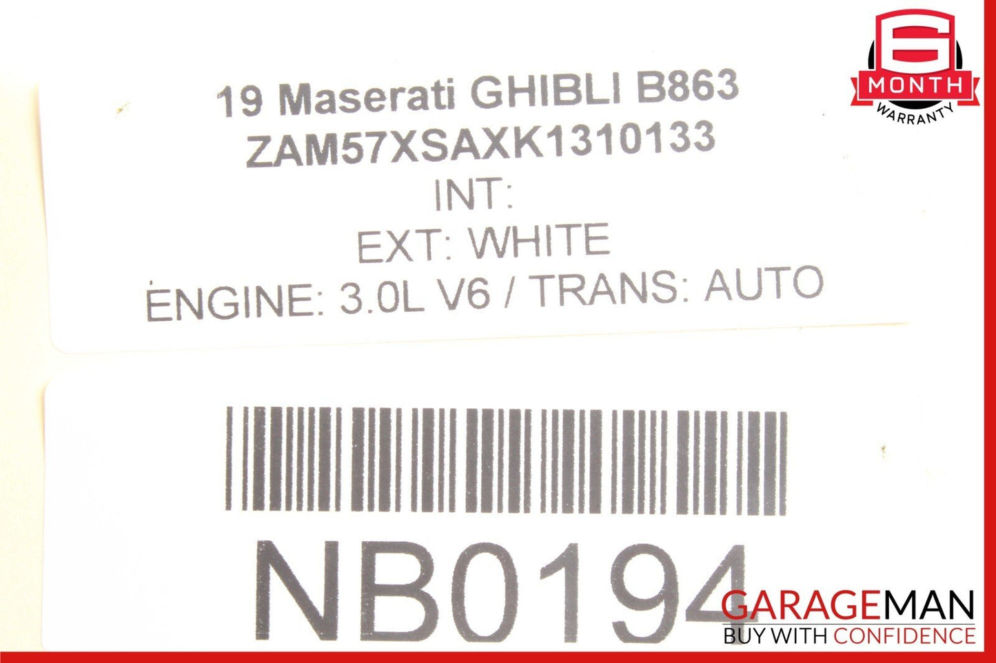 14-24 Maserati Ghibli Front Right Passenger Side Suspension Upper Control Arm