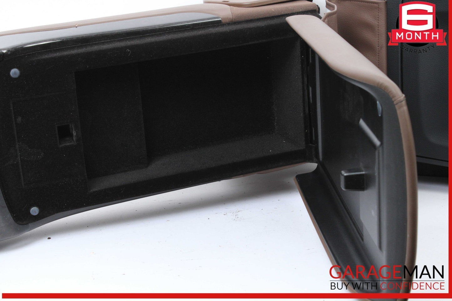 14-17 Mercedes W222 S550 S63 AMG Rear Center Console Arm Rest Armrest Brown OEM