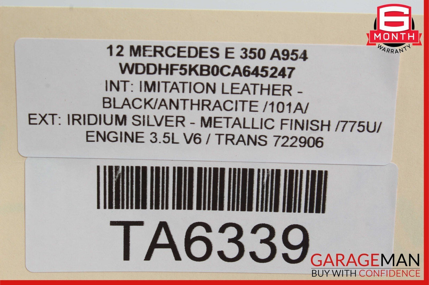 10-15 Mercedes W212 E350 GLK350 C250 Coupe Shark Fin Radio Antenna Silver OEM