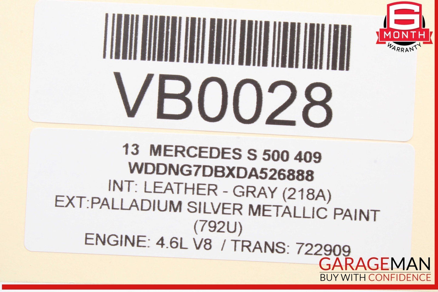 07-14 Mercedes W221 S550 Front Left Side Dashboard AC A/C Air Vent Gray OEM