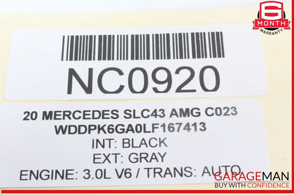 08-20 Mercedes R172 SLC43 AMG E350 Front Right Side Door Control Module OEM