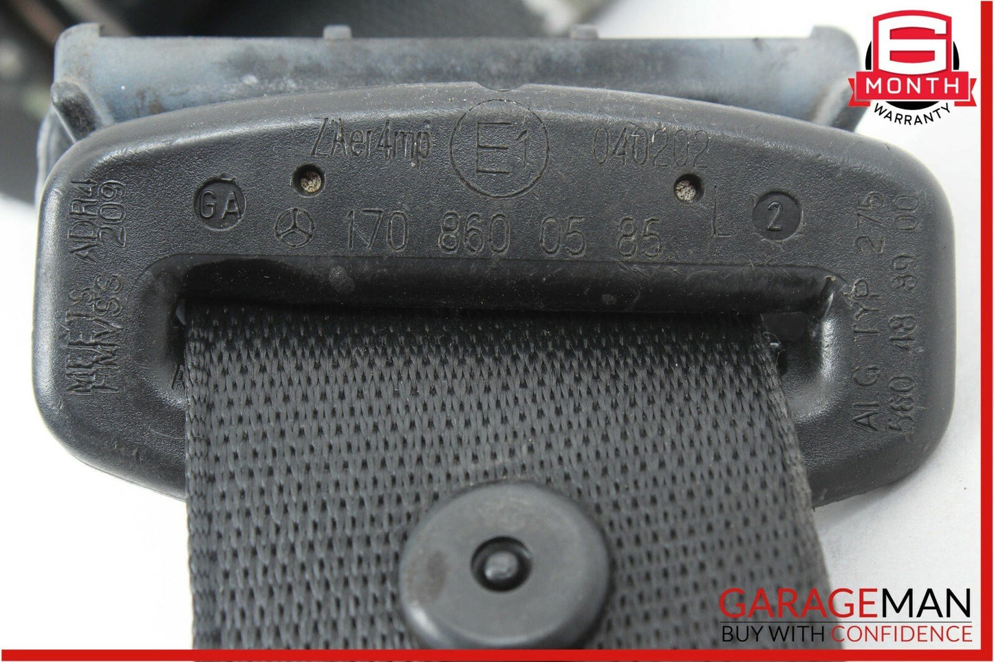 97-00 Mercedes R170 SLK230 Front Left Side Seat Belt Seatbelt Retractor Black
