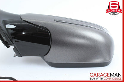 09-11 Mercedes R171 SLK350 Front Left Driver Side Mirror Door Rear View Black