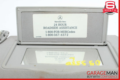 07-14 Mercedes CL550 S550 Front Left Sun Visor Sunvisor Shade Cover Suede Gray