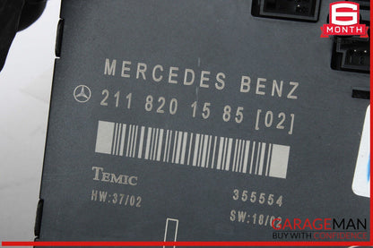 03-09 Mercedes-Benz E320 Left Front Door Control Module 2118201585 OEM