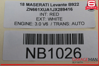 17-20 Maserati Levante Rear Left or Right Side Lower Control Arm OEM
