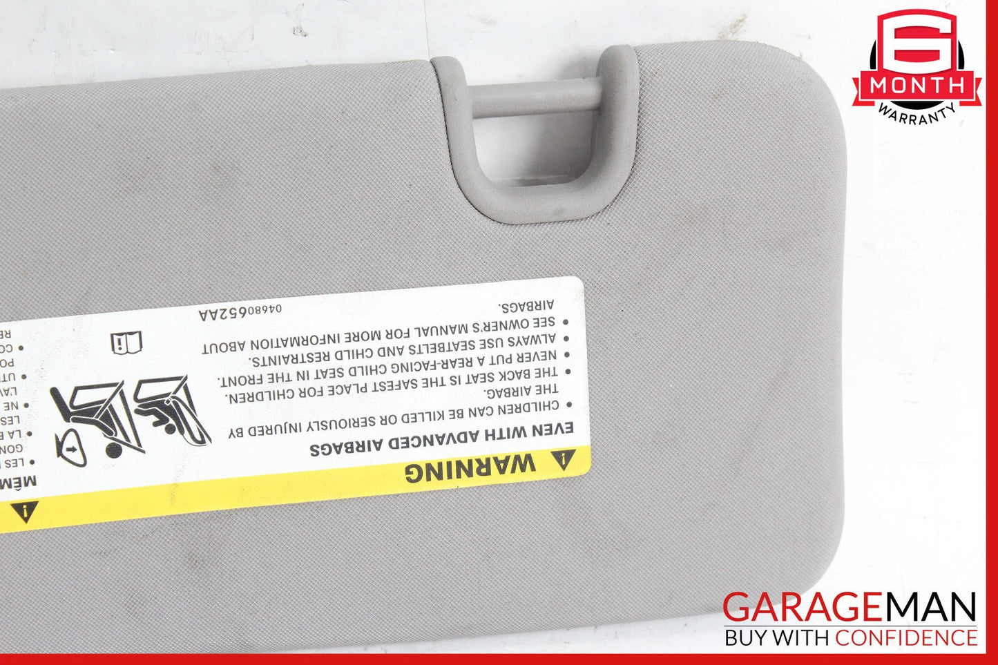 17-22 Alfa Romeo Giulia Front Right Passenger Side Sun Visor Sunvisor OEM