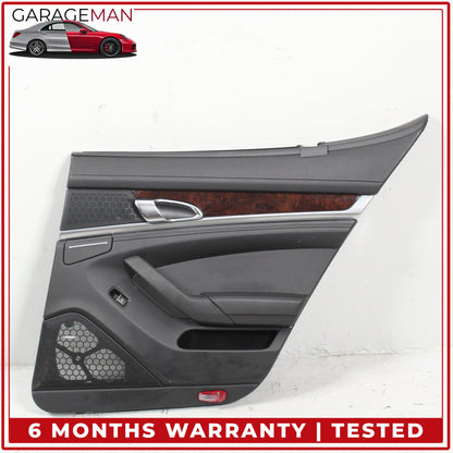 2010-2016 Porsche Panamera 970 Rear Right Side Interior Door Trim Panel OEM
