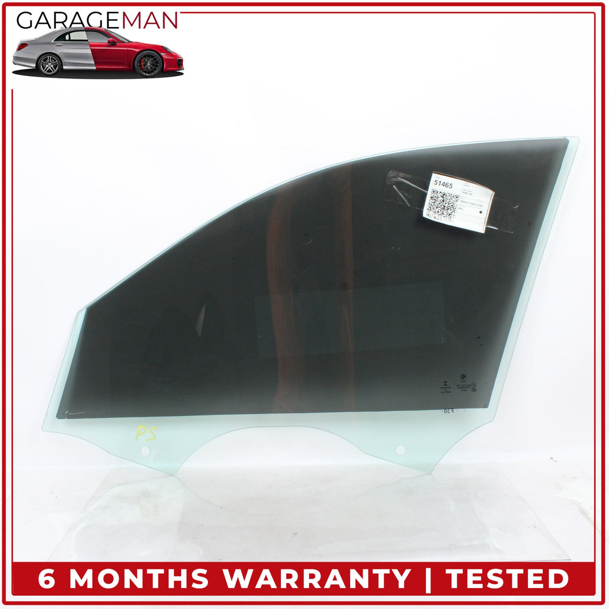 2012-2018 BMW 328i F30 Front Right Passenger Side Door Window Glass 7259826 OEM