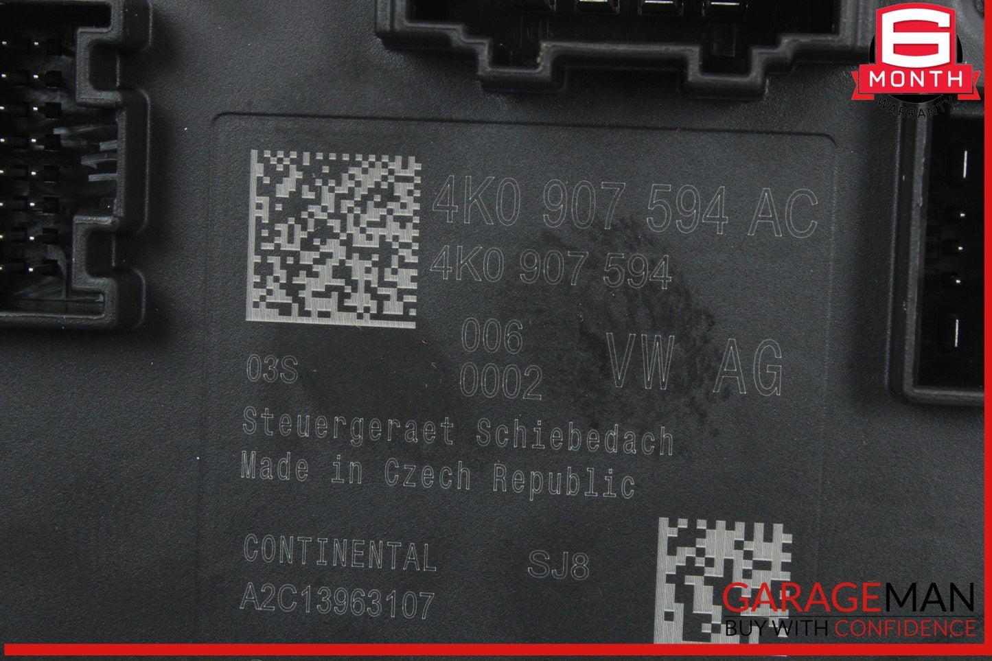 18-24 Audi S5 RS5 A5 Sunroof Moonroof Control Module Unit 4K0907594AC OEM