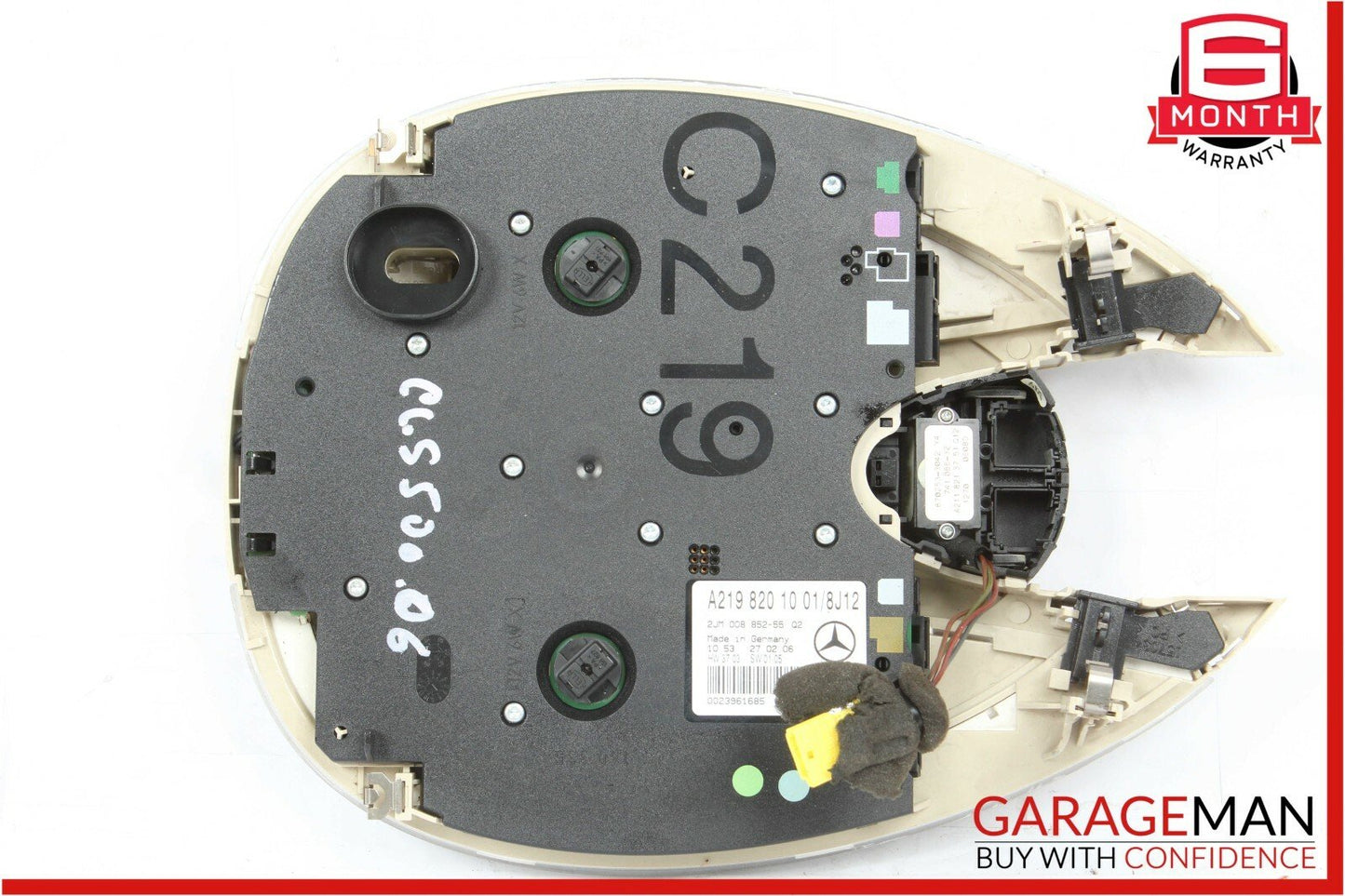 06-09 Mercedes W219 CLS500 Front Overhead Dome Light Reading Map Lamp Beige