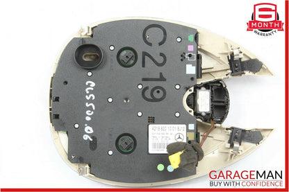 06-09 Mercedes W219 CLS500 Front Overhead Dome Light Reading Map Lamp Beige