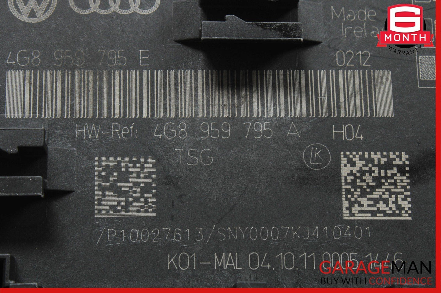 12-18 Audi A7 Rear Right / Left Side Door Computer Control Module Unit OEM