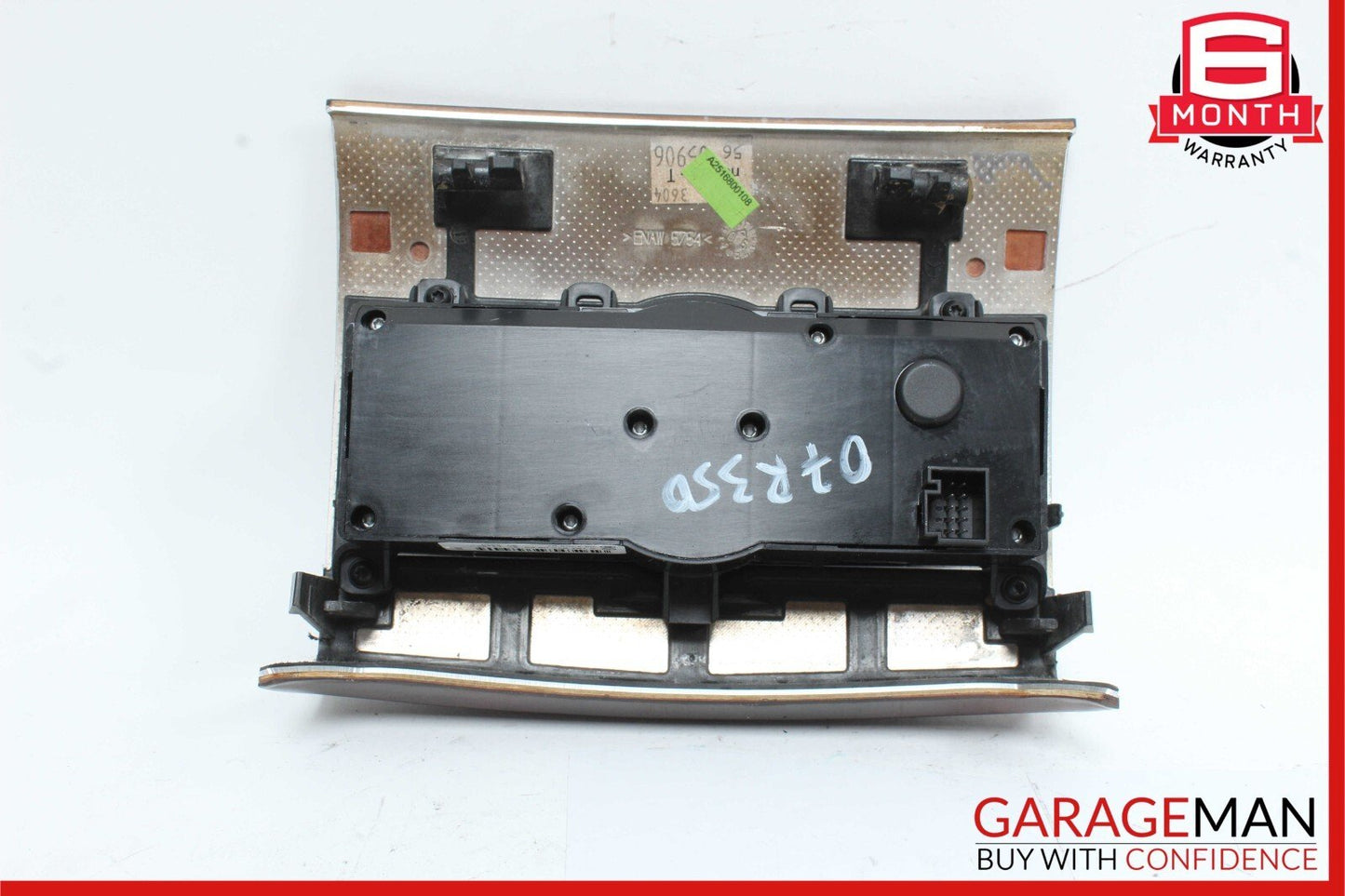 06-09 Mercedes W251 R350 R500 Heater Climate Control Switch W/ Trim Bezel OEM