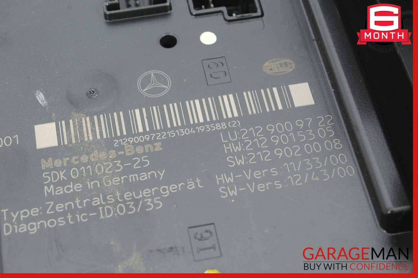 10-18 Mercedes W212 E350 CLS550 Rear SAM Fuse Box Relay Control Module OEM
