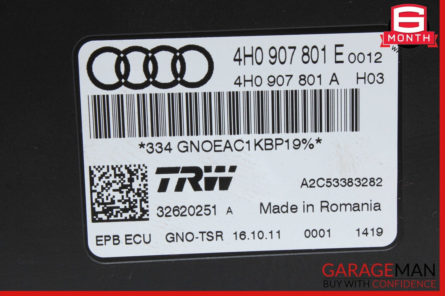 12-18 Audi A7 A6 Electric Parking Emergency Brake Control Module Unit OEM