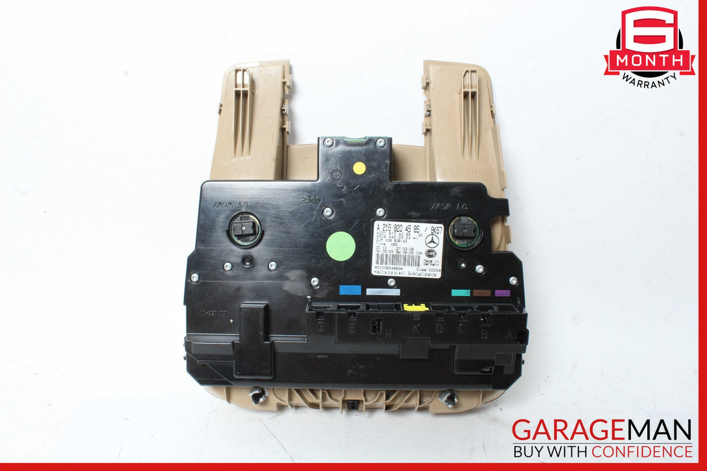 07-09 Mercedes W216 CL550 Overhead Dome Light Lamp Sunroof Control Switch OEM