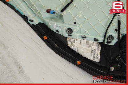 08-14 Mercedes W204 C300 Sedan Rear Right Interior Door Trim Panel Black