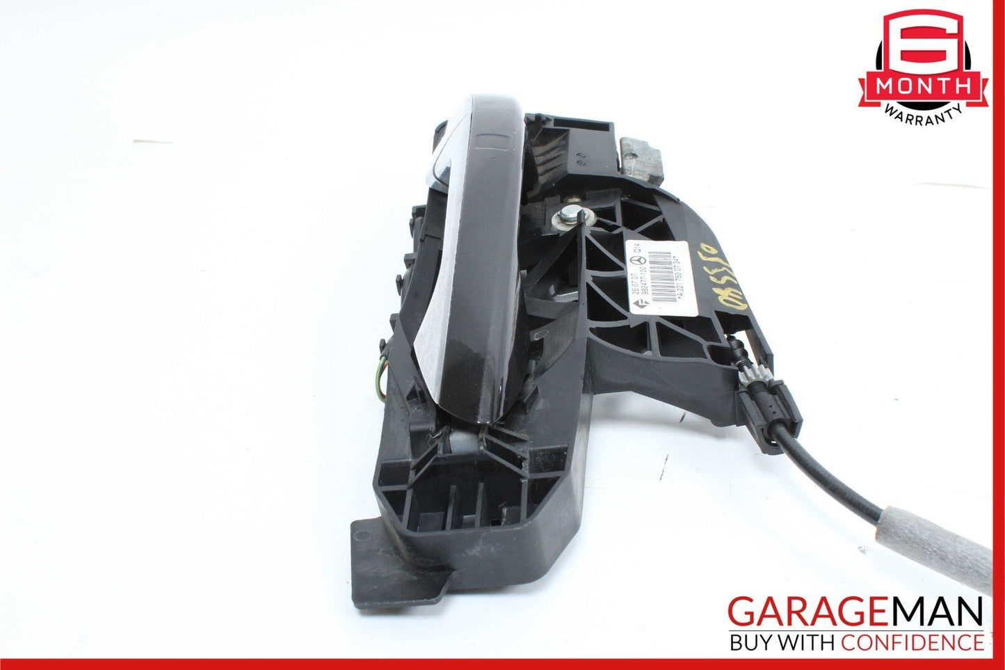 07-13 Mercedes W221 S550 S600 Rear Left Side Exterior Door Handle Keyless Go OEM