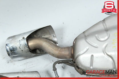 06-08 Mercedes W219 CLS500 Rear Right & Left Side Exhaust Muffler Mufflers Set