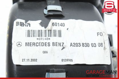 01-09 Mercede W203 C320 CLK500 AC A/C Rear Heater Blower Motor Fan OEM