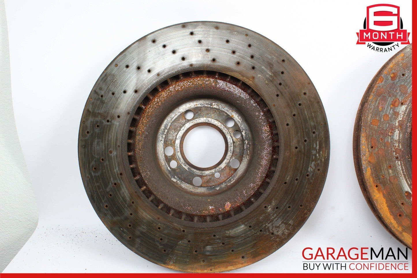 13-19 Mercedes X166 GL450 GL550 Complete Front & Rear Brake Rotor Disc Set of 4