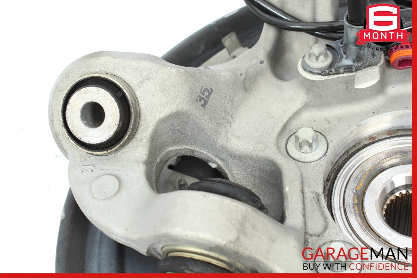 08-15 Mercedes W212 E350 Rear Right Side Spindle Knuckle Hub Bearing Brake Rotor